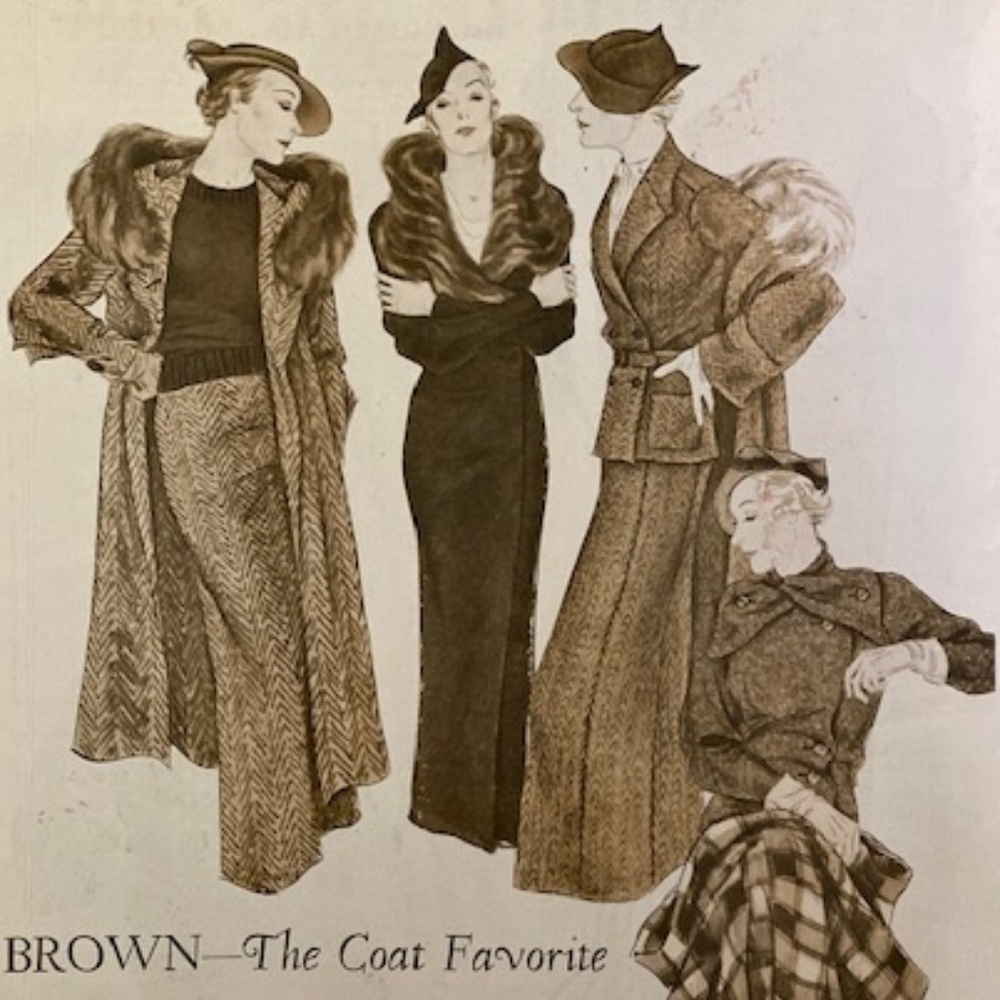 Natural Mink Coat With Fox Trim - Picture 9 of 9